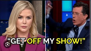 Karoline Leavitt Kicked Off Stephen Colbert's Show After Fiery Showdown!.