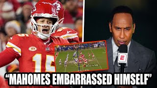 Stephen A. Smith: Patrick Mahomes WRONG About Offsides Penalty | First Take Reaction Video
