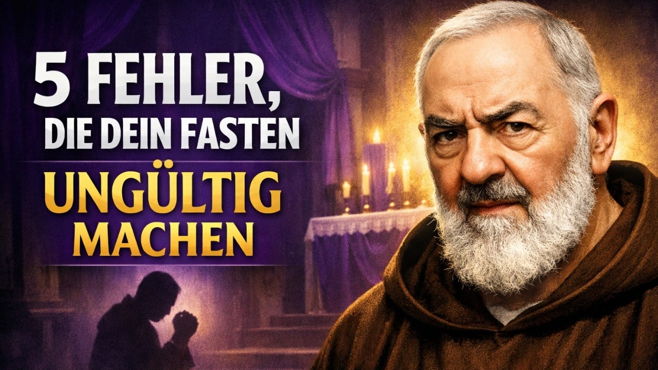 Die 5 Fehler, die dein Fasten in der Fastenzeit zunichtemachen (Pater Pio warnt)