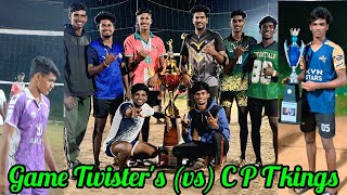 New one 💥 fire match 💯💥Game Twister's (vs) C P T kings 💥😳 Sanjay service 🔥🔥 kavi & imran on🔥#video  screenshot 3