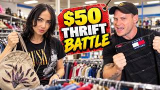 I Challenged My Wife to a $50 Thrift Store Battle!