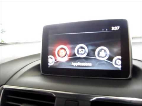 新型アクセラを見てきました ナビの動き Youtube