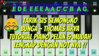 Tarik Sis Semongko - Bunga | Thomas Arya (Piano Tutorial)