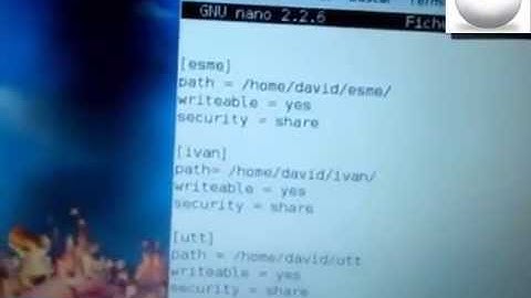 Como compartir archivos a través de SAMBA. entre Windows y Debian.