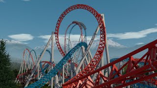 Dueling Dragons  NoLimits 2 (Mack Dueling Launch Coaster)