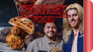 Stranger Things Upside Down Chicken and Waffles | Step Up To The Plate | Sorted Food screenshot 5