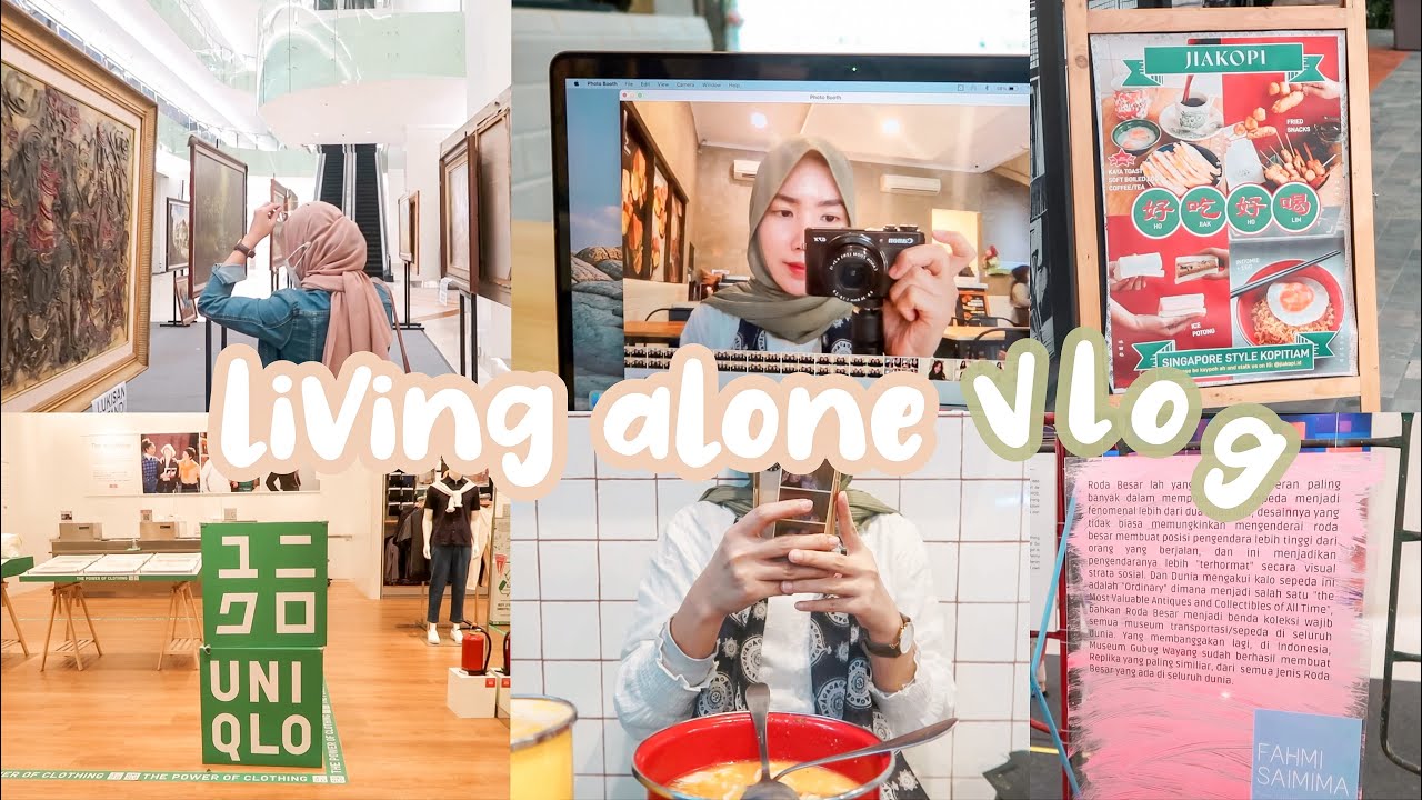 Living alone vlog🌷 | found a good places to eat, croissant, spicy ramen, shopping