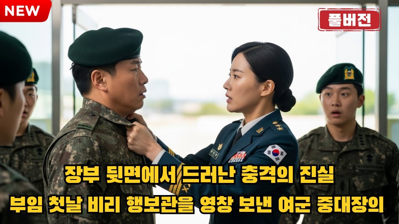 [실화] 육군사관학교 수석 출신 여군 중대장, 부임 첫날 비리 행보관을 영창 보냈다…그런데 압수한 장부 뒷면을 보는 순간, 모두가 충격에 빠졌다[오디오북] [반전사연] [감동사연]