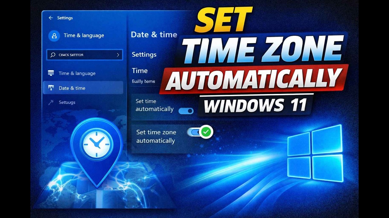 How to Set Time Zone Automatically in Windows 11 | GearUpWindows ...
