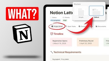 Notion Just Got... Tabs?!