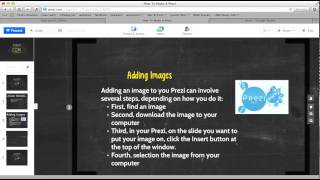 Adding Images to Prezi