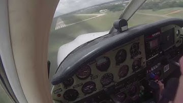 GoPro HD: Gusty Pattern Work In A Piper Arrow "P28R"