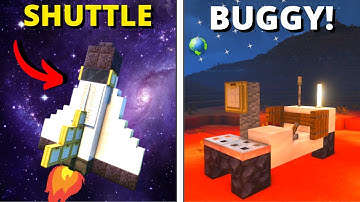 Minecraft: 10+ Space Build Hacks!