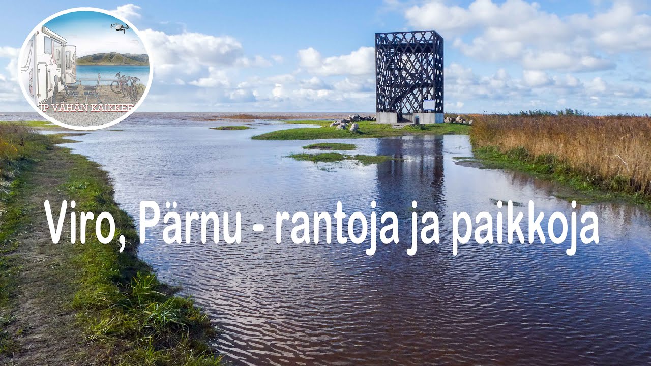 Viro, (Eesti, Estonia) Pärnun rantoja ja paikkoja