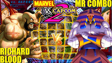 Marvel vs Capcom 2: MR COMBO vs RICHARD BLOOD