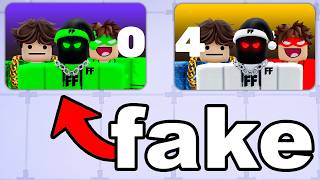 FAKE Youtubers vs REAL Youtubers In Roblox Rivals!
