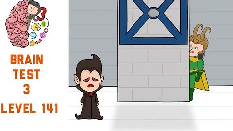 Brain Test 3 Level 141 Loki must capture Dracula to get the Gems Walkthrough