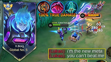 HOE JE META-HELD LUKAS IN EXP LANE TEGENGAAT MET HYPER SUSTAIN X BORG!! | X.BORG BESTE BUILD 2025