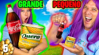 COMIDA GRANDE VS PEQUENA 4 | Blog das irmãs