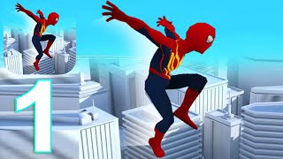 Spider Heroes Parkour Gameplay Walkthrough Part 1 (IOS/Android) screenshot 2