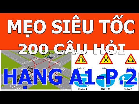 Video Mẹo giải 200 câu lý thuyết thi bằng lái xe A1 mới nhất... - youtube