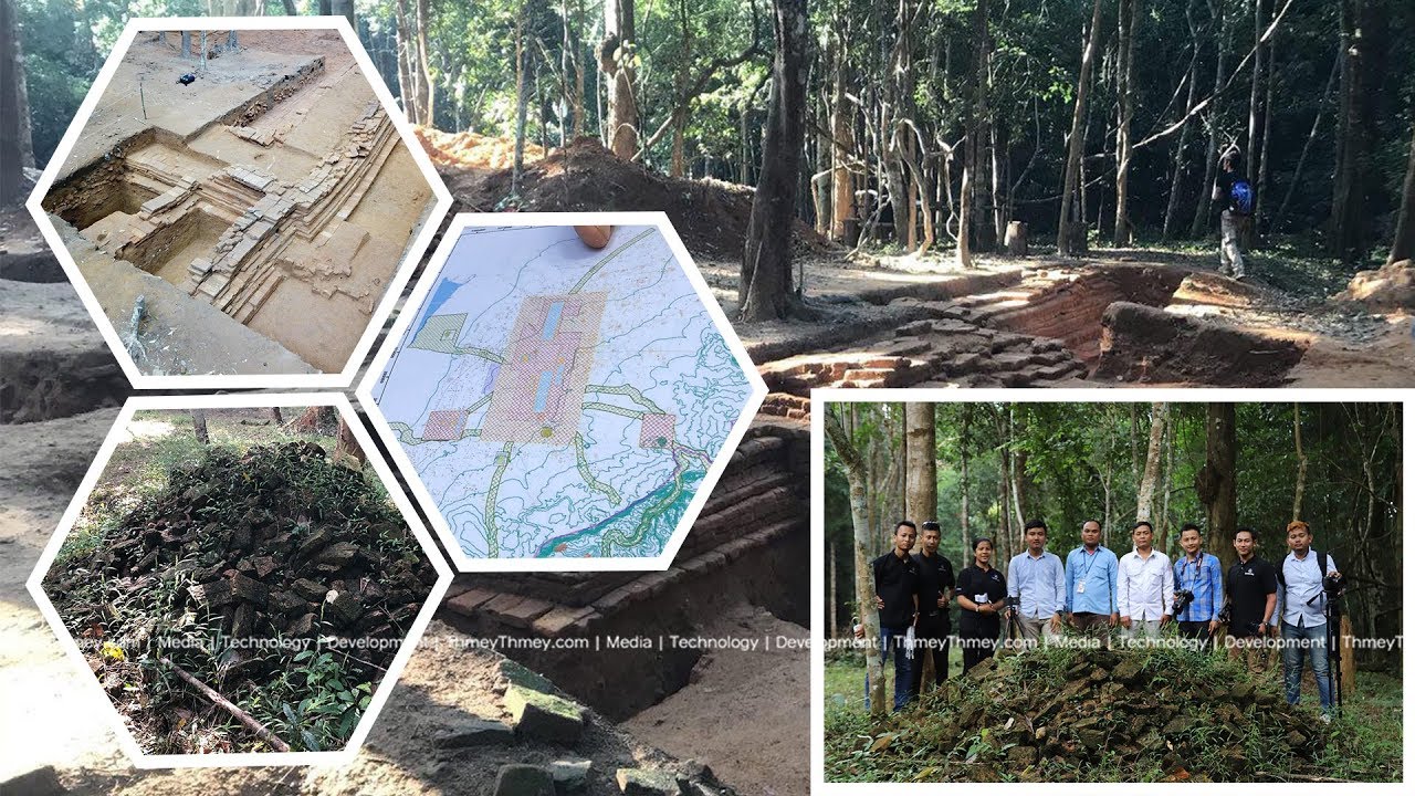 «រាជវាំង»លើខ្នងភ្នំគូលែនដែលសង់មុនអង្គរ ហ៊ុមព័ទ្ធដោយព្រៃឈើសល់តែគ្រឹះនិងគំនរឥដ្ឋ