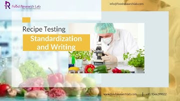 Recipe Standardization and Writing | Foodresearchlab