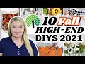 10 *NEW* Dollar Tree Fall DIYS 2021 | WOW!?! (Easy but Impressive!) Fall DIY Ideas | KraftsbyKatelyn