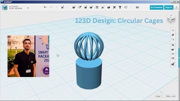 123D Design: Circular Cages|| 123 Design Tutorial 2024 || By AutoCAD Wallah || Easy And Funny Method