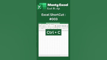 #003 : Excel Shortcut to boost your productivity #shorts