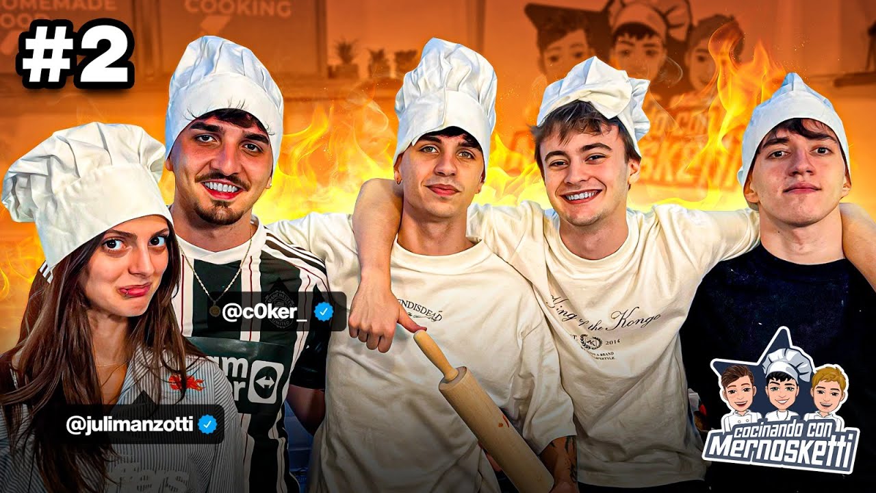 COCINANDO PIZZAS con C0KER y JULI