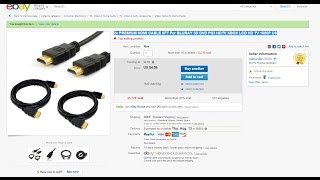 HDMI Cable Premium 6ft 1.8M for Blueray 3D DVD PS3 PS4 XBOX LCD HD TV 1080P USA 2x PREMIUM HDMI CABLE from ebay fail on ps3