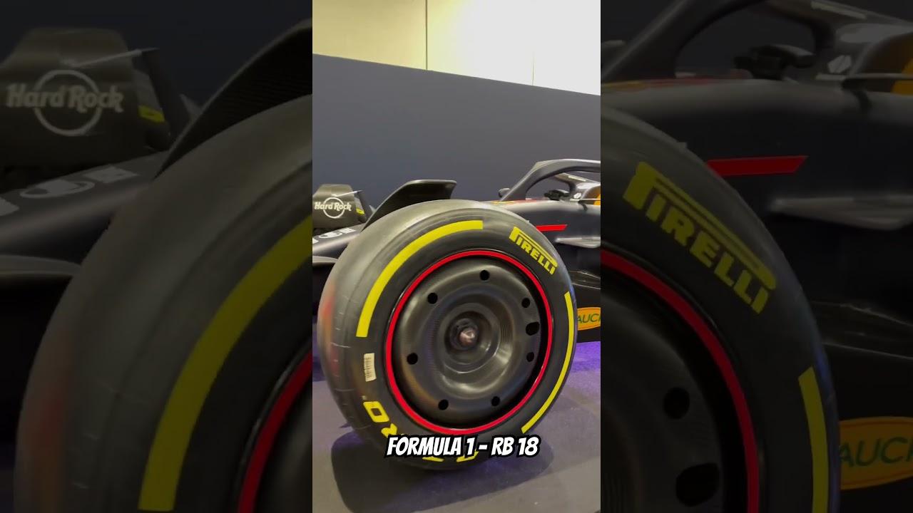 The F1 RB18 from 2022 race season 