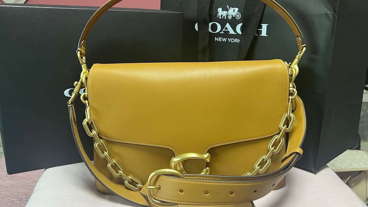 COACH CHAIN TABBY SHOULDER BAG HONEY BROWN 30 【コーチチェーン