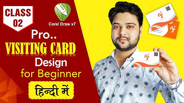 🔴 Visiting Card Kaise Banaye Coreldraw Men-2021