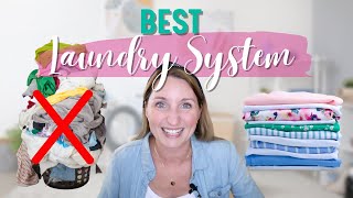 LAUNDRY SYSTEM THAT WILL CHANGE YOUR LIFE! Laundry Tips for Big Families ✨