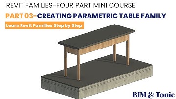 How To Create Revit Families Part 3/4 - Table Family With Parameters
