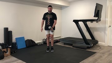 Matthew Ibrahim | DB 1-Arm Offset Alternating Lateral Lunge w/ Hand Switch