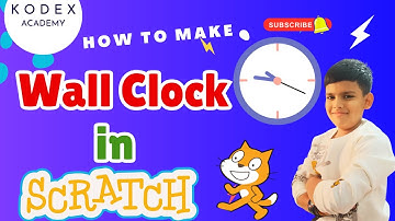 ⏰ How to Make a Wall Clock in Scratch | Easy scratch Tutorial | Learn Step by Step by Kodex Academy