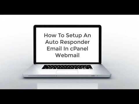 How To Setup An Auto Responder Email In cPanel Webmail | With English Subtitle