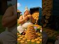 Farmer Eats Pancakes After Drinking Apple & Mango Juices That are Brought By Cow 😭 #ai #farmer #cow