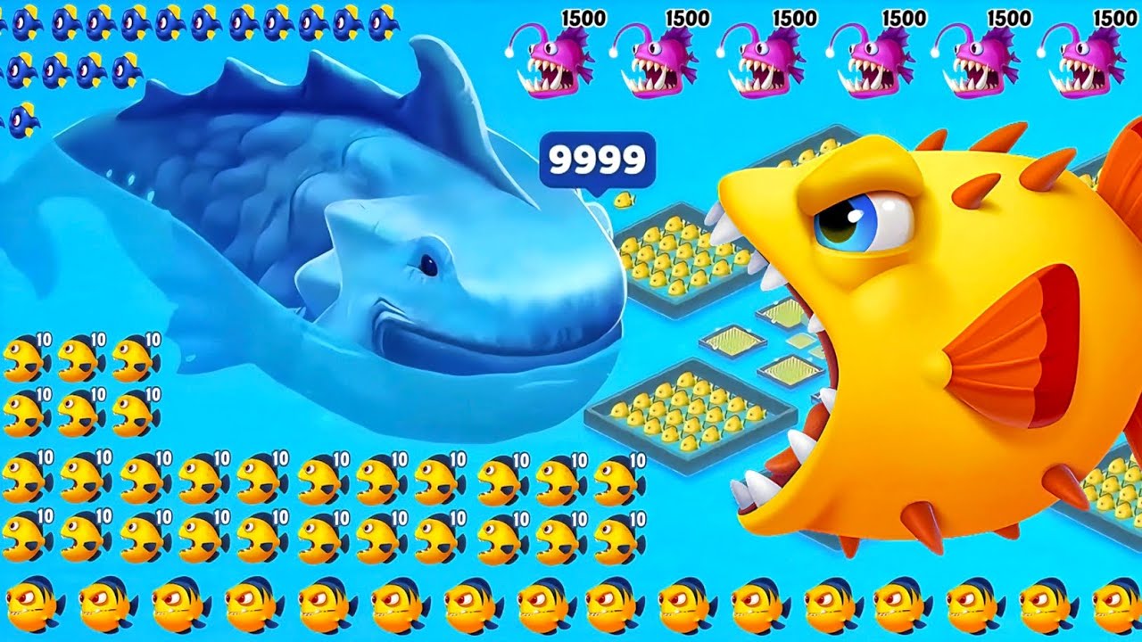 Fishdom 🐟 Monster Shark Extreme Attack 🔥 Fish Rescue from Monster Shark 🦈 Fishdom Ads Level 343