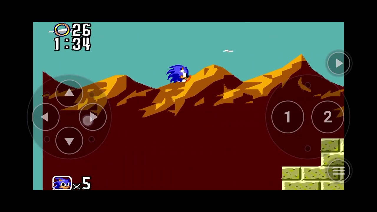 Sonic The hedgehog 2 master system início de gameplay #1 Episódio 