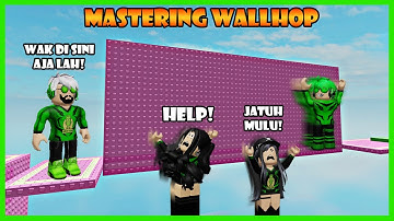 Bang Darlung Tantangin Mereka Semua Main Obby Wallhop Di Roblox