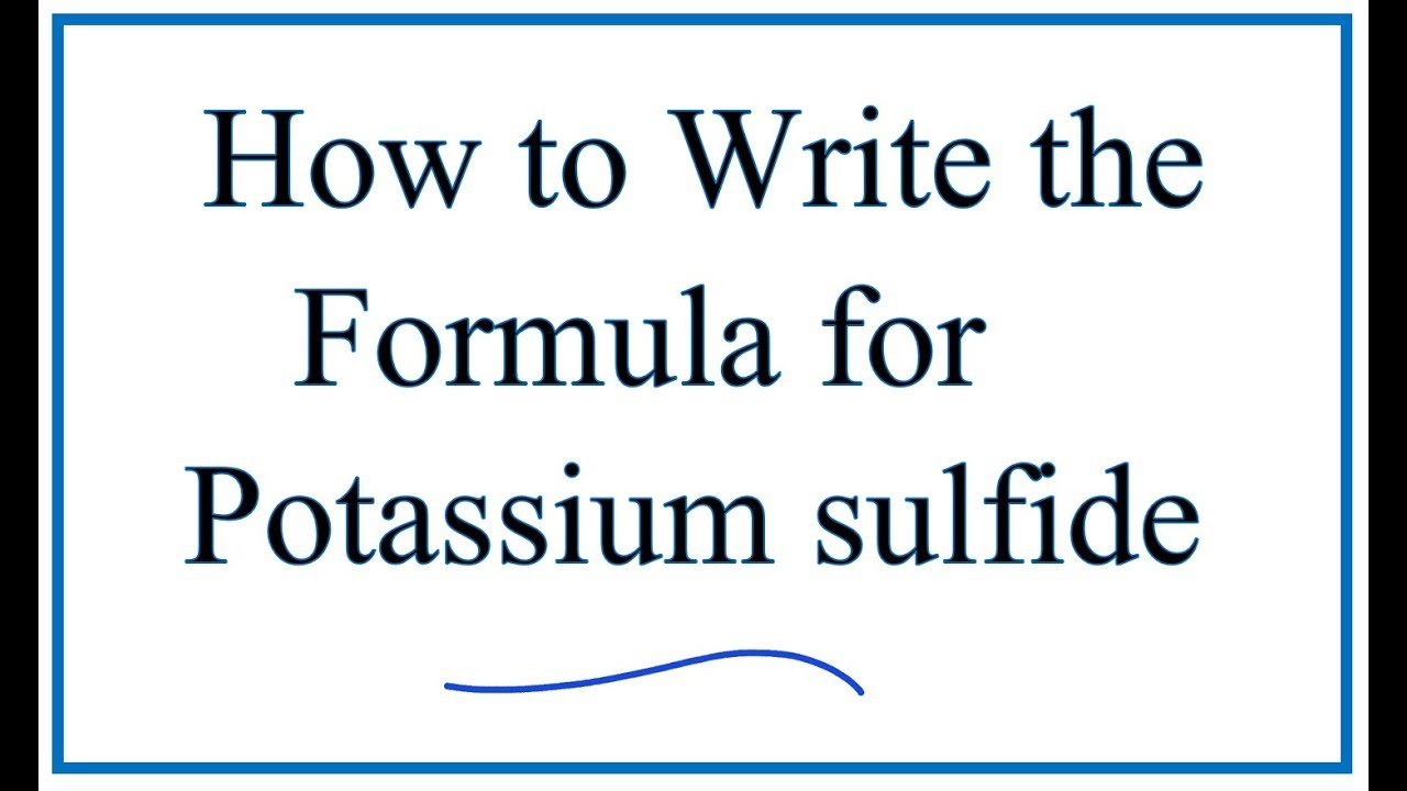 How Grams Are In 3.3 Mole Of Potassium Sulfide K2S?
