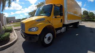 2016 FREIGHTLINER M2 106 26FT BOX TRUCK WITH LIFTGATE FOR SALE UNDER CDL BZ7336