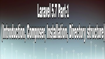 Laravel 5.7 for beginners part-1 Hindi (Introduction, Composer, Installation, Directory Structure)