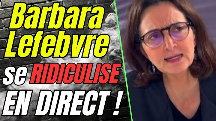 Barbara LEFEBVRE MAKES A RIDICULOUS OUT LIVE!