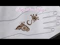 Beautiful front and back hand S latter mehendi design || #hennadesign #mehendi #hennatattoodesign