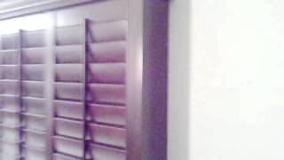 Stain basswood shutter fontana with bypass This video was uploaded from an Android phone.